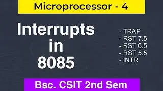 Interrupts in 8085 | Microprocessor - 4 | Bsc. CSIT 2nd sem | Nepali ScienceGuru