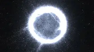 Earth and Moon Vs Rod from God at Light Speed in real time (500K Particle's)