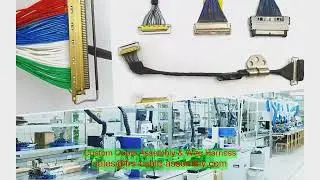 Завод кабельных жгутов I-PEX 20454 LVDS Кабельная сборка 40Awg 32Awg Кастомный до DF13 и Ph Кастомны