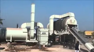 Pollution control systems of asphalt plant