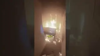 🔥🐱 Heart-Stopping Moment: Firefighter Saves Cat From House Fire!
