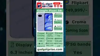 Google Pixel 9a &ndash; First Look & Expected Price! Flipkart vs Amazon vs Croma? 🔥📱 #Shorts #Gadgetprise