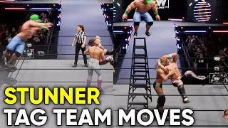 Stunner Combination Tag Team Moves l AEW: Fight Forever