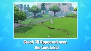 Crack 10 has formed north of Loot Lake | Fortnite HD Video