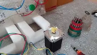 Stepper Driver DM 556 programming with Delta PLC DVP 14SS211t and Stepper Motor NEMA 25 kg in Urdu