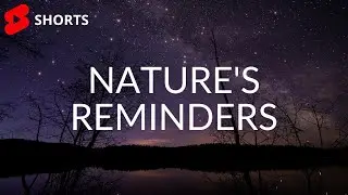 Nature's Reminders: Perspective | Mother Nature Message | Night Sky | Cosmos | Universe