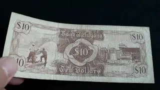 Banknote Encyclopedia: GUYANA 10 Dollars (1966)