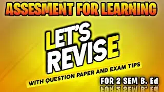Let's revise with question paper & exam tips👍
