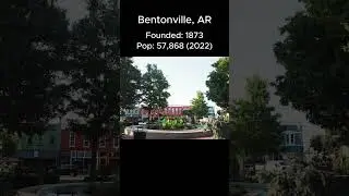 Random US Towns: Bentonville, AR #shorts