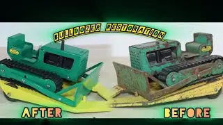 Tonka bulldozer restoration  | Awesome restoration video