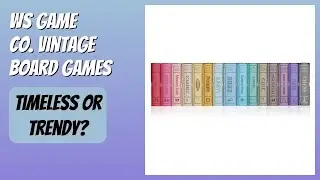 REVIEW (2025): WS Game Co. Vintage Board Games. Features