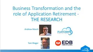 Digital Transformation and Application Decommissioning - THE RESEARCH