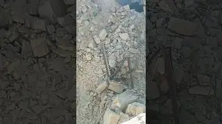 Marble Mines Falls Down 😱 #marblemines #mermer #stone