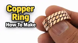 Amazing Copper Wire Twisted Ring Making | Full Tutorial | Handmade Jewelry