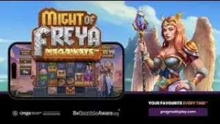 MIGHT OF FREYA MEGAWAYS SLOT! BONUS! MEGA WIN!