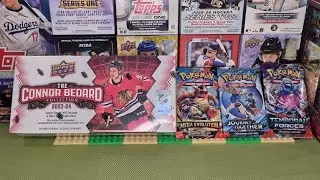 #124 - Connor Bedard collection box and Pokémon random packs from Christmas #bighit #sir #hit 
