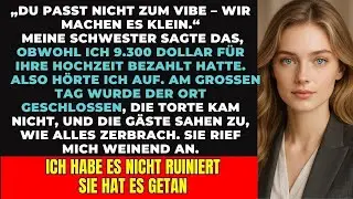 Meine Schwester verbannte mich von ihrer Hochzeit – obwohl ich fast 10 000 Euro gezahlt habe