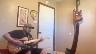 Pride and Joy SRV backing track with home built partscaster tele