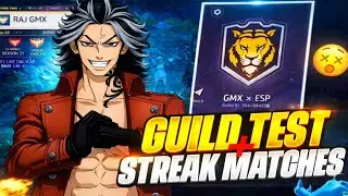 🔴 GUILD TEST LIVE ❤️‍🔥 | 1v1 + 1v4 BATTLE | GRIMEXA X ESP ☠️