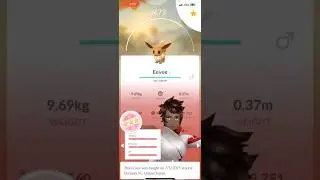 💯I Caught A 100 IV EEVEE In Pokemon Go!💯 #shorts #pokemon