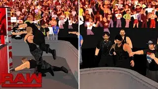 The Shield strike back at their attackers, RAW- WR3D