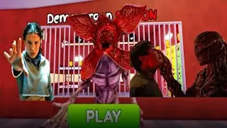 STRANGER THINGS DEMOGORGON PRISON RUN OBBY (#roblox) 