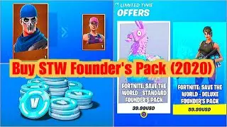 Free Daily VBUCKS - Free Legendary Skins - Buying Fortnite Save The World Founder's Pack