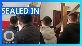 China is sealing people in their homes - TomoNews