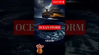 Ship Engulfed by Furious Storm#oceanstorm#shortsviral