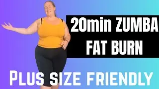 20 MIN PLUS SIZE FRIENDLY ZUMBA DANCE WORKOUT | EASY LOW IMPACT CARDIO FOR BEGINNERS & WEIGHT LOSS