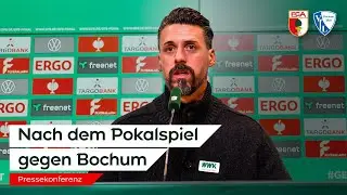 Pressekonferenz nach Bochum | DFB-Pokal | Sandro Wagner und Uwe R&ouml;sler