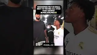 Ishowspeed felt so small next to Paul George in Philadelphia😭 #ishowspeed #shorts