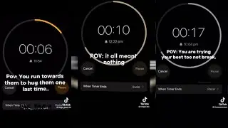 Sad timer povs because we all need to cry 😢
