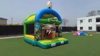 Multiplay Combo Medi Dino #inflatables #inflatable #trampoline #slide #bouncer #castle #jumping