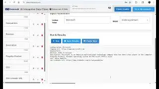 Use Interzoid AI to get LinkedIn profiles interactively, in batch mode, or via customizable API