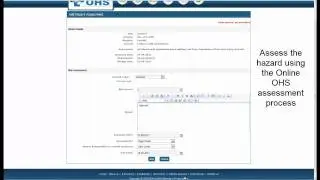 How to Develop a Safe Work Method using the Online OHS System
