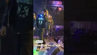DAVE EAST GETS UPSET WITH THE DJ