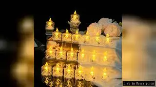Flameless LED Light Candle LED Crystal Candle Light Transparent Shell Electronic Night Lamp Dating P