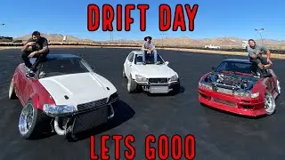 Apple Valley Speedway Private Drift Day (Beautiful JZ noises)