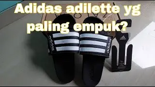 Unboxing Adidas Adilette Comfort Adj + on feet