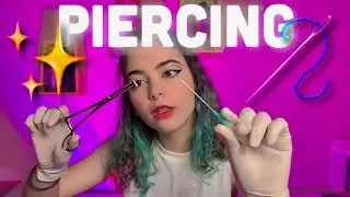 ✨ASMR | Profissional furando seu septo✨