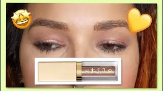Rose Gold Retro Review and Swatch | Stila Glitter and Glow Liquid Eyeshadow | Cerise1307 |