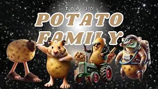 Ranking Top 10 Potato Brainrot Animals Family 🥔😂 | Italian Brainrot Meme Compilation