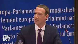 WATCH: Mark Zuckerberg testifies before the European Parliament