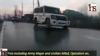Five including Army Major and civilian killed in Pinglan Pulwama encounter, Operation on..