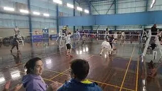 Chibi Titans vs DTBA Falcons (XD2) - Badminton Veterans 2025 (Altona)