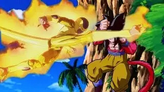 SSJ4 Goku vs Golden Frieza
