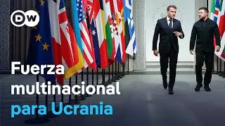 Macron: la supervisi&oacute;n de un alto el fuego en Ucrania se har&aacute; bajo liderazgo de EE. UU.