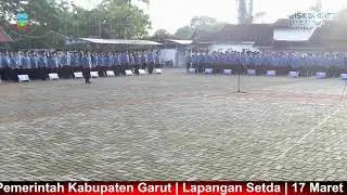 Apel Gabungan Di Lingkungan Pemerintah Kabupaten Garut, Senin 17 Maret 2025