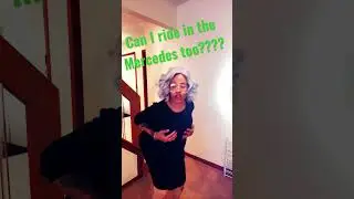 I&rsquo;m riding in a Mercedes baby mama got back!!!! ￼#funnylady #shorts